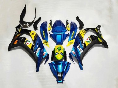 Venta Carenados Moto Kawasaki ZX10R 2016-2020 - Azul Amarillo Tiburón