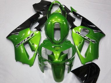 Venta Carenados Moto Kawasaki ZX12R 2002-2006 - Verde Negro Brillante