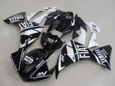 Venta Carenados Moto Yamaha YZF R1 2012-2014 - Blanco Negro Fiat