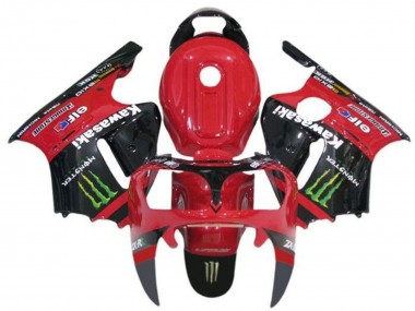 Venta Carenados Moto Kawasaki ZX12R 2002-2006 - Rojo Negro Verde Elf Monstruo