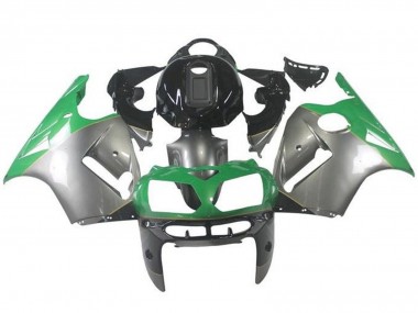 Venta Carenados Moto Kawasaki ZX12R 2002-2006 - Plata Verde Negro
