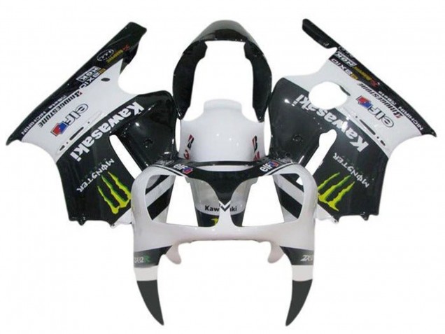 Venta Carenados Moto Kawasaki ZX12R 2002-2006 - Blanco Negro Amarillo Monstruo
