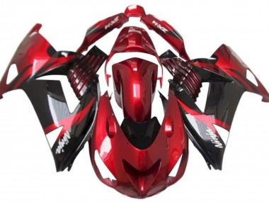 Venta Carenados Moto Kawasaki ZX14R ZZR1400 2012-2024 - Rojo Negro Brillante Blanco Ninja