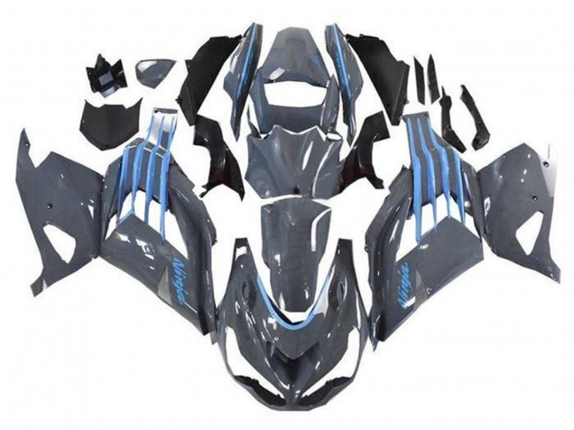 Venta Carenados Moto Kawasaki ZX14R ZZR1400 2012-2024 - Nardo Gris Azul