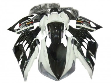 Venta Carenados Moto Kawasaki ZX14R ZZR1400 2012-2024 - Blanco Negro