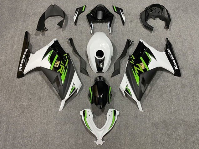 Venta Carenados Moto Kawasaki EX300 2013-2024 - Blanco Verde Negro