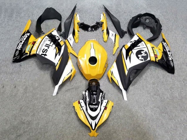 Venta Carenados Moto Kawasaki EX300 2013-2024 - Amarillo Blanco Negro