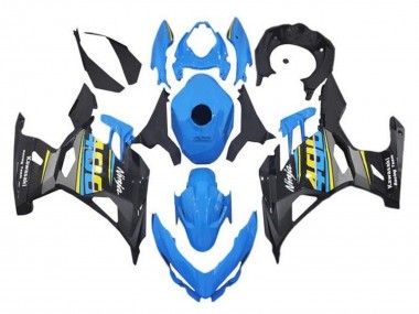 Venta Carenados Moto Kawasaki Ninja 400 2018-2024 - Azul Negro Amarillo Gris