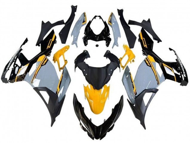 Venta Carenados Moto Kawasaki Ninja 400 2018-2024 - Nardo Gris Naranja Negro