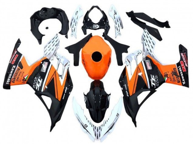 Venta Carenados Moto Kawasaki Ninja 400 2018-2024 - Naranja Blanco Negro