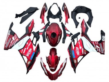 Venta Carenados Moto Kawasaki Ninja 400 2018-2024 - Rojo Azul Blanco Trick Star Bridgestone