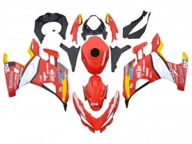 Venta Carenados Moto Kawasaki Ninja 400 2018-2024 - Rojo Blanco Amarillo Negro Trick Star Bridgestone