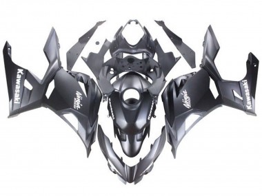 Venta Carenados Moto Kawasaki Ninja 400 2018-2024 - Negro Mate Blanco Calcomanías