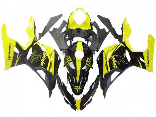 Venta Carenados Moto Kawasaki Ninja 400 2018-2024 - Amarillo Negro Monstruo