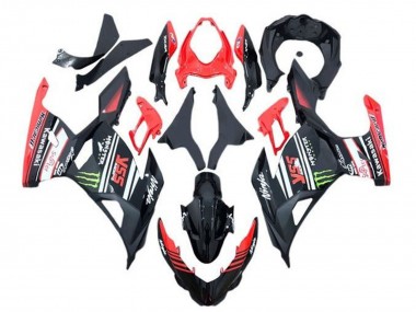 Venta Carenados Moto Kawasaki Ninja 400 2018-2024 - Rojo Negro Verde Monstruo