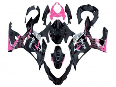 Venta Carenado Moto Kawasaki Ninja 400 2018-2024 - Negro Brillante Rosa Blanco