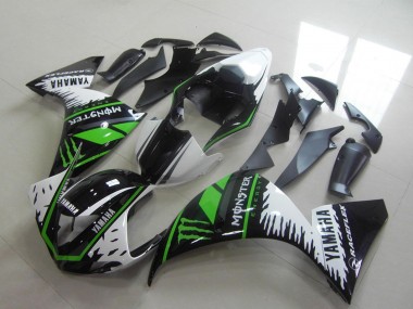 Venta Carenados Moto Yamaha YZF R1 2012-2014 - Blanco Negro Verde Monstruo