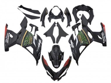 Venta Carenados Moto Kawasaki Ninja 400 2018-2024 - Negro Verde Rojo Amarillo Honeycomb
