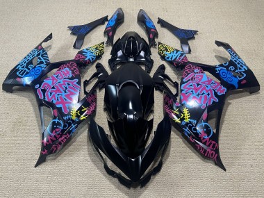 Venta Carenados Moto Kawasaki Ninja 400 2018-2024 - Negro Azul Jinx