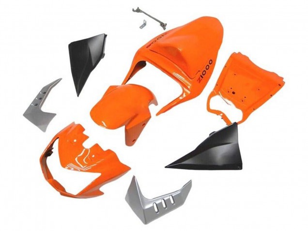 Venta Carenados Moto Kawasaki Z1000 2003-2006 - Naranja Negro Mate