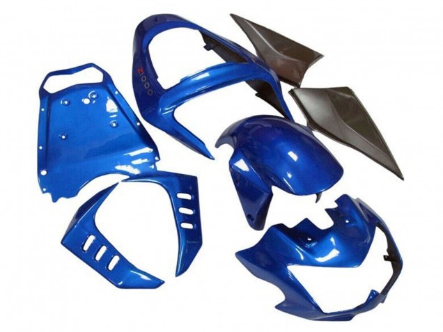 Venta Carenados Moto Kawasaki Z1000 2003-2006 - Azul Negro Mate