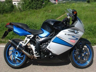Venta Carenados Moto BMW K1200S 2005-2010 - Plata Azul Negro