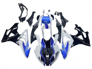 Venta Carenados Moto BMW S1000RR 2009-2014 - Blanco Azul Negro Brillante HP