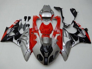 Venta Carenados Moto BMW S1000RR 2009-2014 - Plata Rojo Negro
