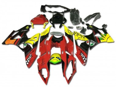 Venta Carenados Moto BMW S1000RR 2009-2014 - Amarillo Rojo Negro Tiburón