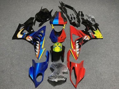 Venta Carenados Moto BMW S1000RR 2009-2014 - Azul Rojo Amarillo Negro Tiburón