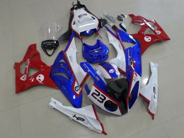 Venta Carenados Moto BMW S1000RR 2009-2014 - Blanco Rojo Azul HP