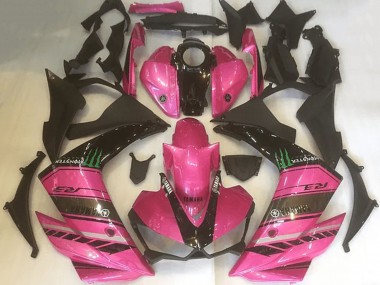 Venta Carenados Moto Yamaha YZF R3 2015-2018 - Rosa Negro Verde Monstruo