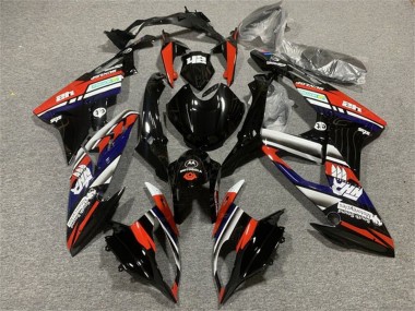 Venta Carenados Moto BMW S1000RR 2015-2016 - Blanco Rojo Azul Negro Brillante Raya