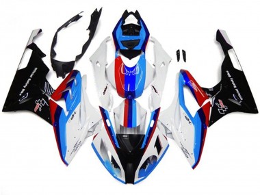 Venta Carenados Moto BMW S1000RR 2017-2018 - Blanco Azul Rojo Negro Raya