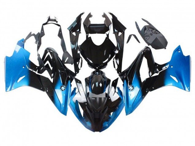 Venta Carenados Moto BMW S1000RR 2017-2018 - Azul Negro Brillante Fade