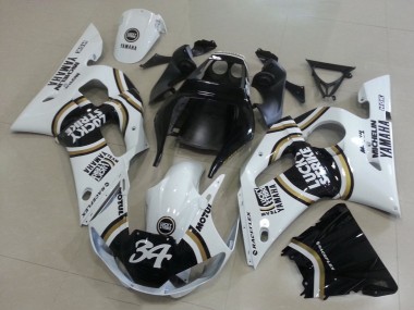 Venta Carenados Moto Yamaha YZF R6 1998-2002 - Blanco Negro Motul Lucky Strike 34