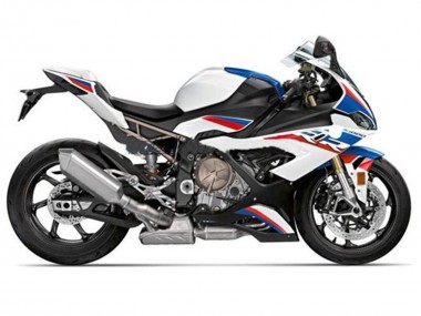 Venta Carenados Moto BMW S1000RR 2019-2022 - Blanco Azul Rojo Raya