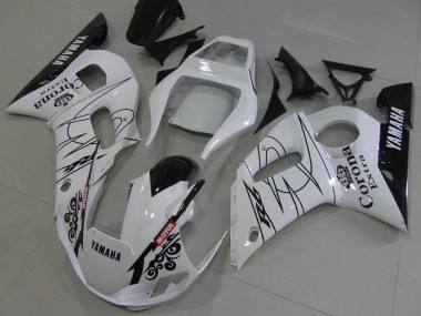 Venta Carenados Moto Yamaha YZF R6 1998-2002 - Blanco Negro Rojo Corona Motul