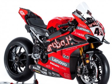 Venta Carenados Moto Ducati Panigale V4 V4S 2018-2019 - Rojo Negro Blanco Aruba