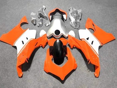 Venta Carenados Moto Ducati Panigale V4 V4S 2020-2021 - Blanco Plata Naranja