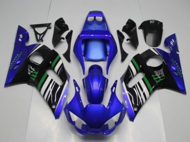 Venta Carenados Moto Yamaha YZF R6 1998-2002 - Azul Blanco Verde Negro Monstruo