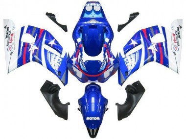 Venta Carenados Moto Yamaha YZF R6 1998-2002 - Blanco Azul Rojo Fiat Motul