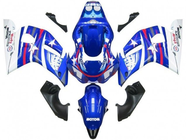 Venta Carenados Moto Yamaha YZF R6 1998-2002 - Blanco Azul Rojo Fiat Motul