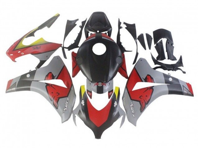 Venta Carenados Moto Honda CBR1000RR 2008-2011 - Nardo Gris Negro Rojo Bull