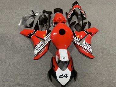 Venta Carenados Moto Honda CBR1000RR 2008-2011 - Rojo Blanco Negro Brillante 24