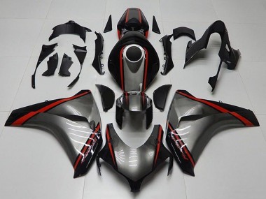 Venta Carenados Moto Honda CBR1000RR 2008-2011 - Gris Rojo Negro Brillante Raya