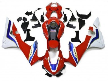 Venta Carenados Moto Honda CBR1000RR 2017-2023 - Blanco Rojo Azul Oro