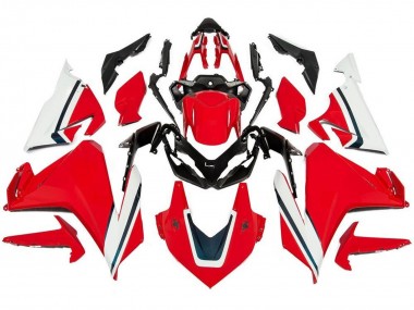 Venta Carenados Moto Honda CBR500R 2019-2021 - Rojo Blanco Negro Raya
