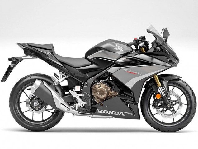 Venta Carenados Moto Honda CBR500R 2019-2021 - Plata Negro Mate