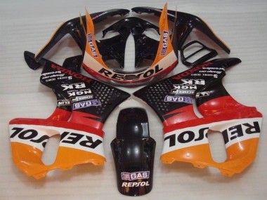 Venta Carenados Moto Honda CBR900RR 893 1996-1997 - Naranja Blanco Rojo Negro Brillante Repsol